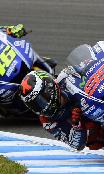 Lorenzo vs Rossi battle for second in the championship rages on